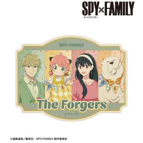 『SPY×FAMILY』描き下ろし フォージャー家 ホリデーパーティーver. トラベルステッカー