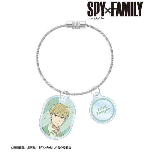 『SPY×FAMILY』描き下ろし ロイド・フォージャー ホリデーパーティーver. 2連ワイヤーアクリルキーホルダー