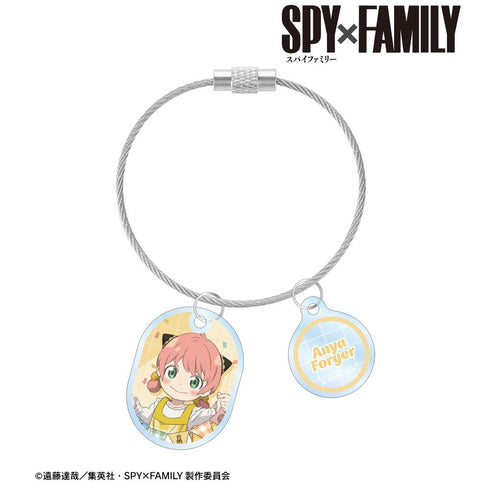 『SPY×FAMILY』描き下ろし アーニャ・フォージャー ホリデーパーティーver. 2連ワイヤーアクリルキーホルダー