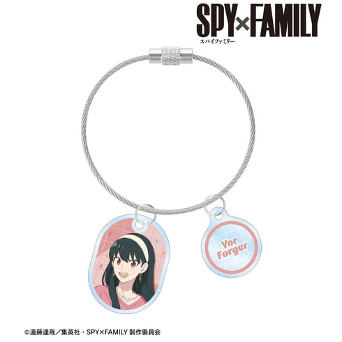 『SPY×FAMILY』描き下ろし ヨル・フォージャー ホリデーパーティーver. 2連ワイヤーアクリルキーホルダー