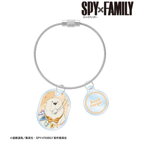 『SPY×FAMILY』描き下ろし ボンド・フォージャー ホリデーパーティーver. 2連ワイヤーアクリルキーホルダー