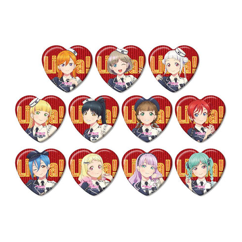『ラブライブ!スーパースター!!』トレーディング シェキラ☆☆☆ver. ハート型缶バッジ(単位/BOX)