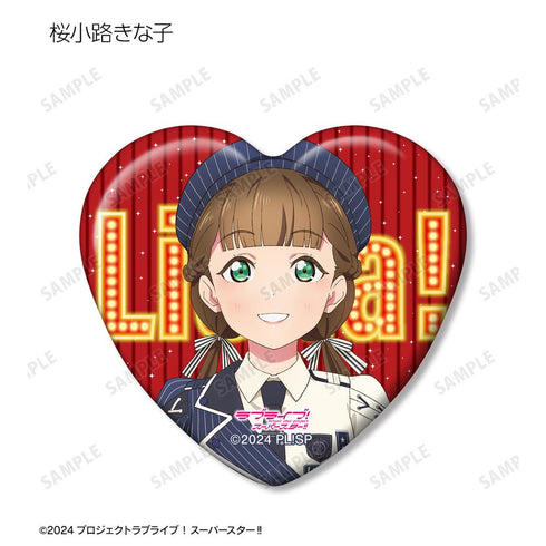 『ラブライブ!スーパースター!!』トレーディング シェキラ☆☆☆ver. ハート型缶バッジ(単位/BOX)【202507再販】