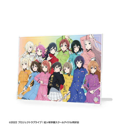 《Love Live! 虹咲學園校園偶像同好會》全新繪製 全員集合 繚亂!勝利之路ver. A5壓克力板【202605再版】