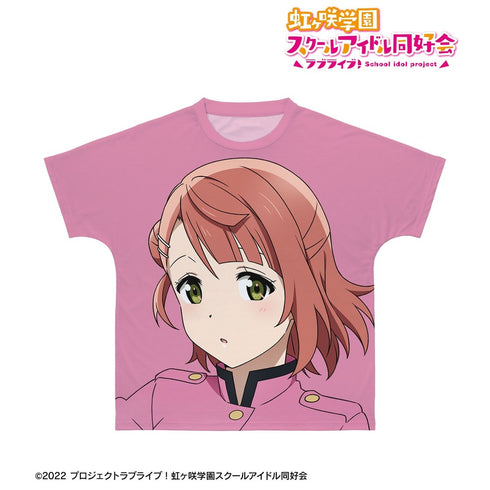 《Love Live! 虹咲学园校园偶像同好会》全新绘制 上原步梦 绚烂!胜利之路版 全图T恤 男女通用款【202609再版】
