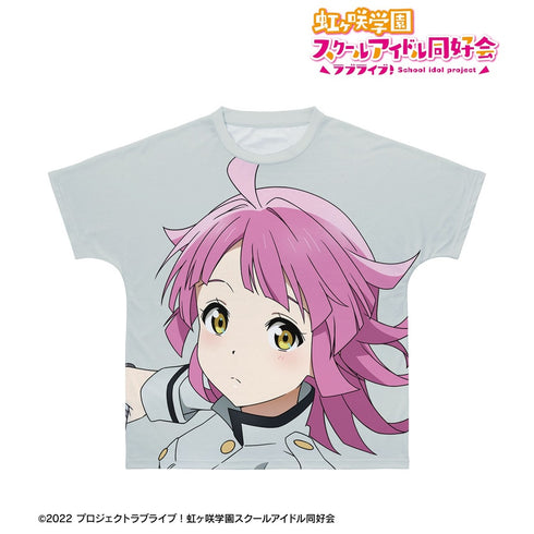 《Love Live! 虹咲学园校园偶像同好会》全新绘制 天王寺璃奈 绚烂!胜利之路版 全彩印花T恤 男女通用款【202609再版】
