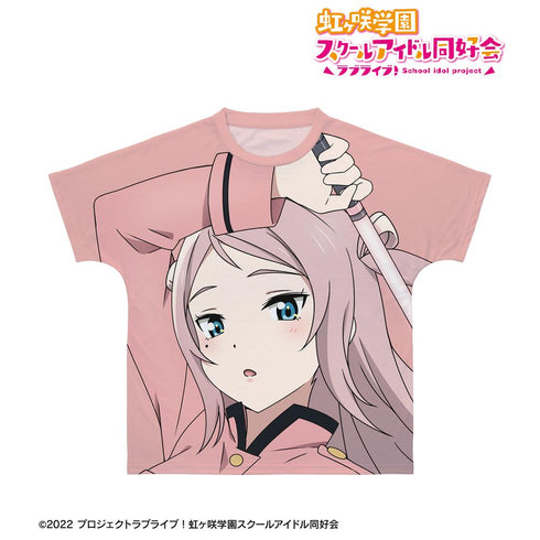 『ラブライブ!虹ヶ咲学園スクールアイドル同好会』描き下ろし 鐘 嵐珠 繚乱!ビクトリーロードver. フルグラフィックTシャツユニセックス