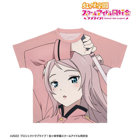 《Love Live! 虹咲学园校园偶像同好会》全新绘制 钟·岚珠 绚烂!胜利之路版 全图T恤 男女通用款【202609再版】