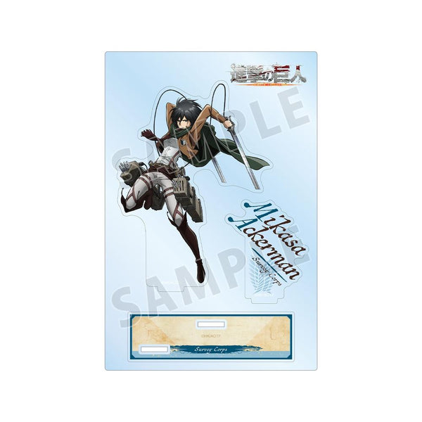 『進撃の巨人』ミカサ 立体機動ver. パーツ付きBIGアクリルスタンド【202603再販】