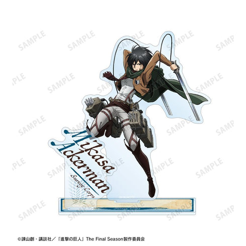 『進撃の巨人』ミカサ 立体機動ver. パーツ付きBIGアクリルスタンド【202510再販】