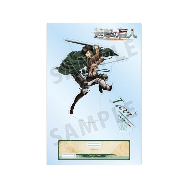 『進撃の巨人』リヴァイ 立体機動ver. パーツ付きBIGアクリルスタンド【202603再販】