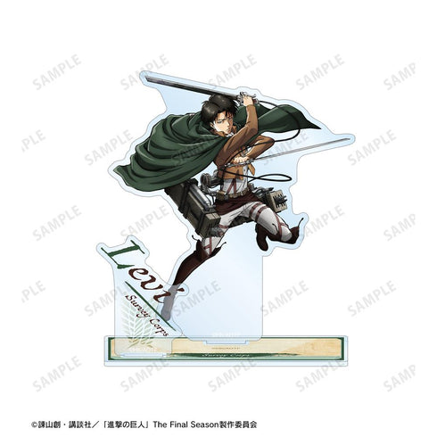 『進撃の巨人』リヴァイ 立体機動ver. パーツ付きBIGアクリルスタンド【202510再販】