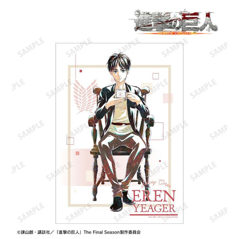 《进击的巨人》全新绘制 艾伦 茶歇版 Ani-Art A3哑光处理海报【202608再版】