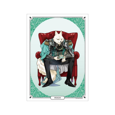 『カドル ‐獣人オメガバース‐』羽純ハナ先生 描き下ろし ヒューゴ ティータイムver. A3マット加工ポスター