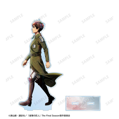 《進擊的巨人》全新繪製 艾倫 冬日足跡・上色版 特大亞克力立牌【202605再版】