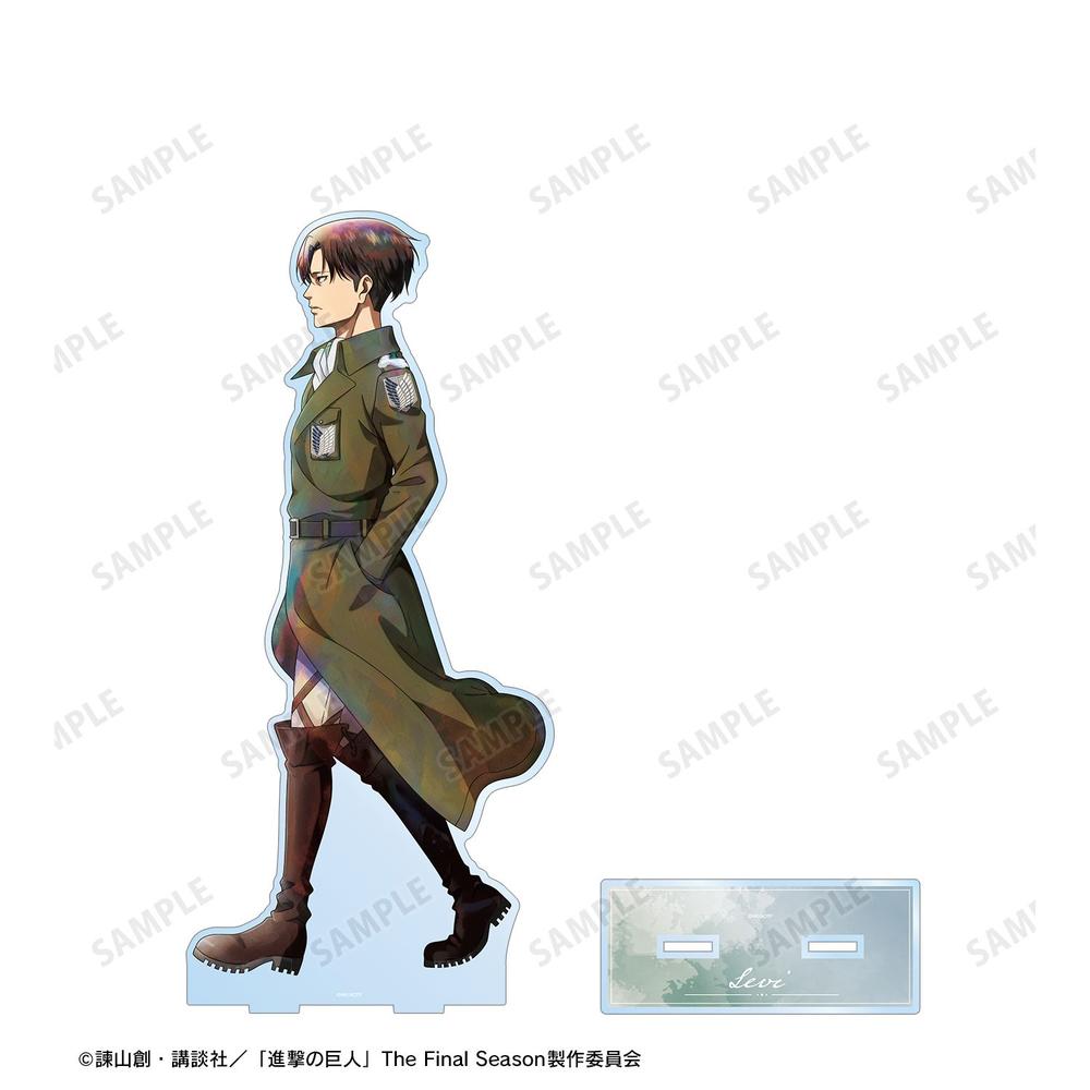 進撃の巨人』描き下ろし リヴァイ 冬の歩み・着彩ver. 特大アクリル 