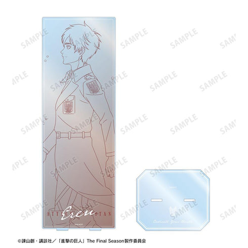 《进击的巨人》全新绘制 艾伦 冬日足迹·线稿版 特大亚克力立牌【202605再版】