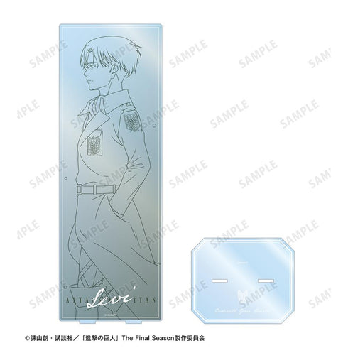 『進撃の巨人』描き下ろし リヴァイ 冬の歩み・線画ver. 特大アクリルスタンド【202601再販】