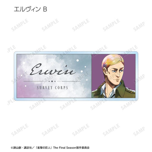 『進撃の巨人』描き下ろし 冬の歩みver. トレーディングアクリルネームプレート(単位/BOX)【202608再販】