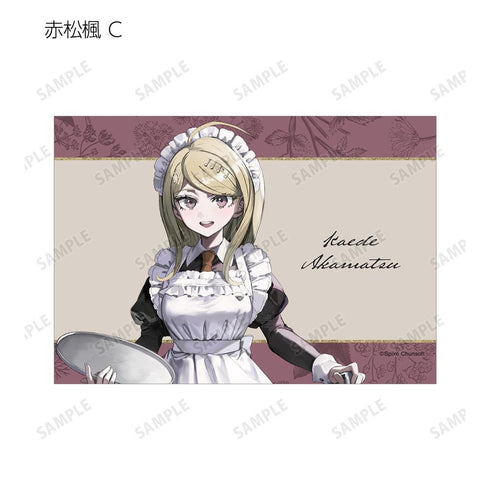 『ダンガンロンパシリーズ』緜さんイラスト メイド&執事ver. トレーディングブロマイド3枚セット(単位/BOX)