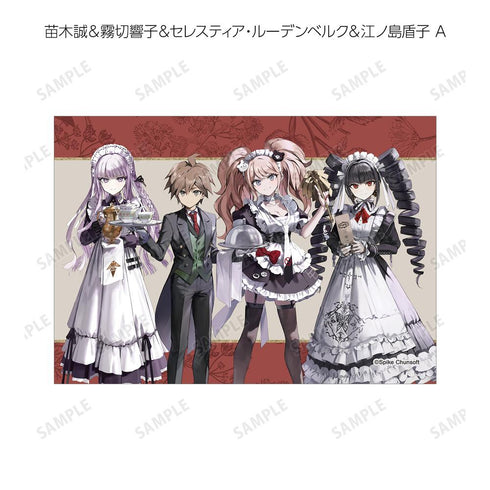 『ダンガンロンパシリーズ』緜さんイラスト メイド&執事ver. トレーディングブロマイド3枚セット(単位/BOX)