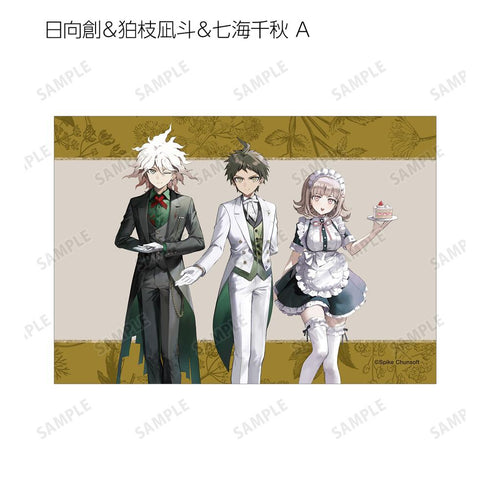 『ダンガンロンパシリーズ』緜さんイラスト メイド&執事ver. トレーディングブロマイド3枚セット(単位/BOX)