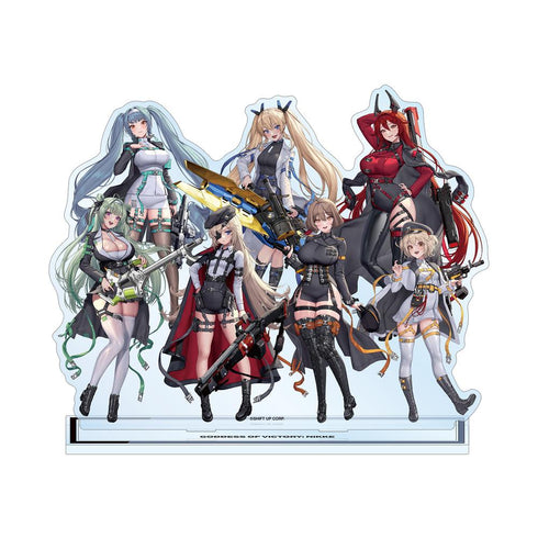 『勝利の女神:NIKKE』LOVECACAOさんイラスト 集合 タクティカルファッションver. BIGアクリルスタンド【202511再販】