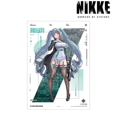 『勝利の女神:NIKKE』LOVECACAOさんイラスト プリバティ タクティカルファッションver. A3マット加工ポスター