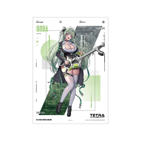 『勝利の女神:NIKKE』LOVECACAOさんイラスト ソーダ タクティカルファッションver. A3マット加工ポスター