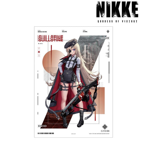 『勝利の女神:NIKKE』LOVECACAOさんイラスト ギロチン タクティカルファッションver. A3マット加工ポスター