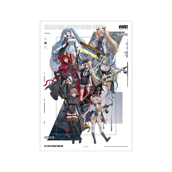 『勝利の女神:NIKKE』LOVECACAOさんイラスト 集合 タクティカルファッションver. A3マット加工ポスター【202511再販】