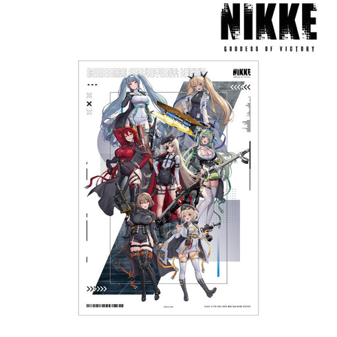 『勝利の女神:NIKKE』LOVECACAOさんイラスト 集合 タクティカルファッションver. A3マット加工ポスター