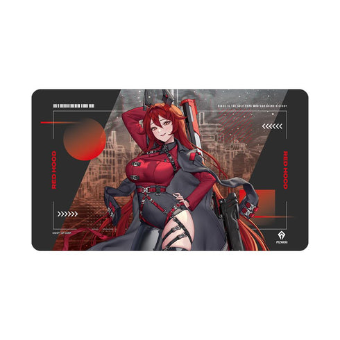 『勝利の女神:NIKKE』LOVECACAOさんイラスト レッドフード タクティカルファッションver. マルチデスクマット