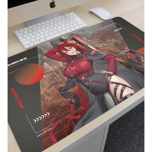 『勝利の女神:NIKKE』LOVECACAOさんイラスト レッドフード タクティカルファッションver. マルチデスクマット