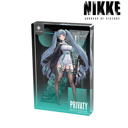 『勝利の女神:NIKKE』LOVECACAOさんイラスト プリバティ タクティカルファッションver. アクリルブロック