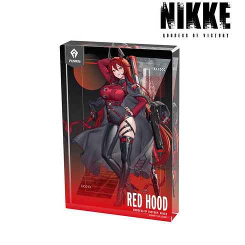 『勝利の女神:NIKKE』LOVECACAOさんイラスト レッドフード タクティカルファッションver. アクリルブロック
