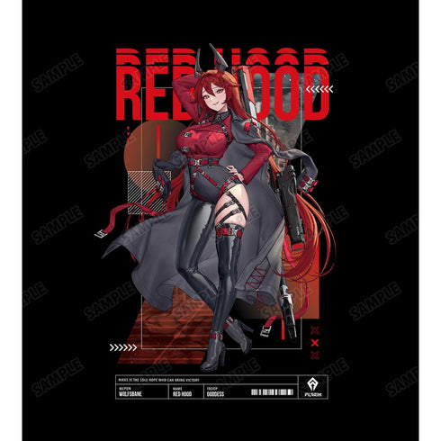 『勝利の女神:NIKKE』LOVECACAOさんイラスト レッドフード タクティカルファッションver. BIGシルエットTシャツユニセックス【202511再販】