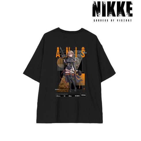 『勝利の女神:NIKKE』LOVECACAOさんイラスト アニス タクティカルファッションver. BIGシルエットTシャツユニセックス