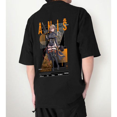 『勝利の女神:NIKKE』LOVECACAOさんイラスト アニス タクティカルファッションver. BIGシルエットTシャツユニセックス【202511再販】