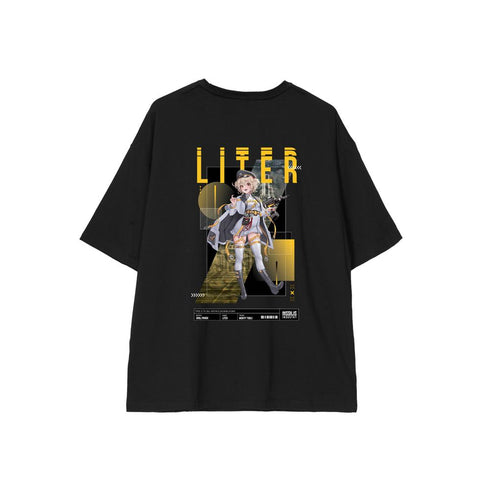 『勝利の女神:NIKKE』LOVECACAOさんイラスト リター タクティカルファッションver. BIGシルエットTシャツユニセックス