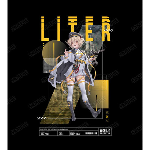 『勝利の女神:NIKKE』LOVECACAOさんイラスト リター タクティカルファッションver. BIGシルエットTシャツユニセックス