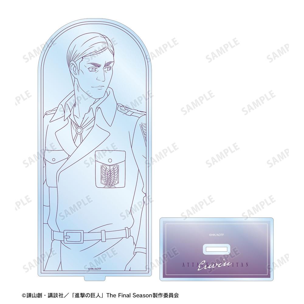 進撃の巨人』描き下ろし エルヴィン 冬の歩み・線画ver. BIGアクリル