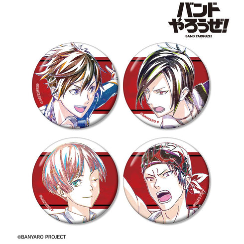 『バンドやろうぜ!』BLAST Ani-Art 缶バッジ4個セット