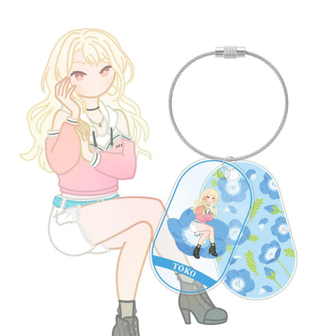 『バンドリ! ガールズバンドパーティ!』桐ヶ谷 透子 Botania 2連ワイヤーアクリルキーホルダー