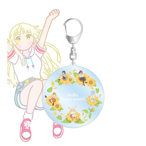 『バンドリ! ガールズバンドパーティ!』ハロー、ハッピーワールド! Botania フラワーリース風BIGアクリルキーホルダー