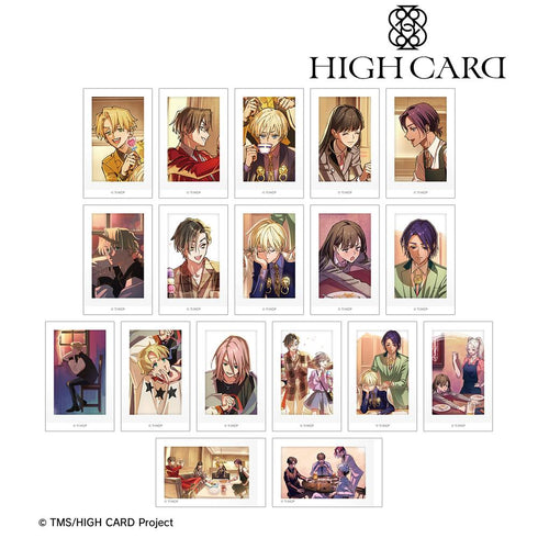 『HIGH CARD』トレーディングエンディングイラストインスタントカメラ風イラストカード(単位/BOX)
