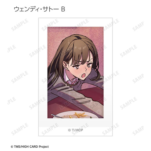 『HIGH CARD』トレーディングエンディングイラストインスタントカメラ風イラストカード(単位/BOX)