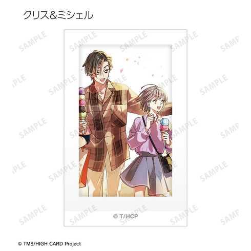 『HIGH CARD』トレーディングエンディングイラストインスタントカメラ風イラストカード(単位/BOX)