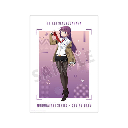 『物語シリーズ×STEINS;GATE』描き下ろし 戦場ヶ原ひたぎ コラボイラストver. A3マット加工ポスター