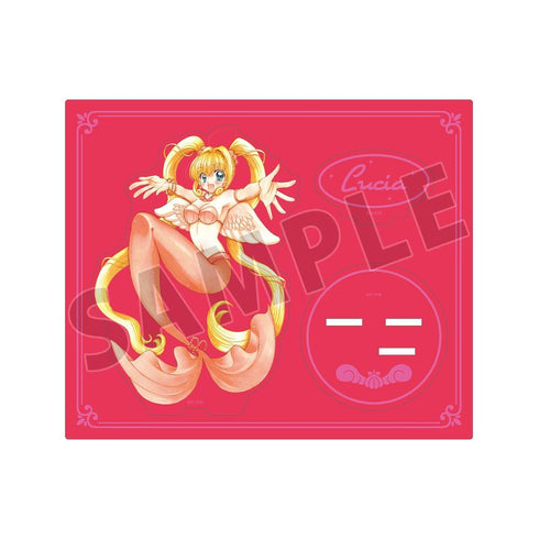『ぴちぴちピッチ』花森ぴんく先生 描き下ろし るちあ 羽を纏ったマーメイドver. パーツ付きカラーBIGアクリルスタンド【202606再販】